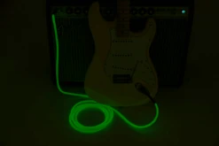 Fender Professional Glow In The Dark Cable, Green, 18.6' 12 Fender Professional Glow In The Dark Cable, Green, 18.6' -Faders Music Store fender professional glow in the dark cable green 186 fmic 102366