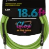 Fender Professional Glow In The Dark Cable, Green, 18.6' -Faders Music Store fender professional glow in the dark cable green 186 fmic 180311
