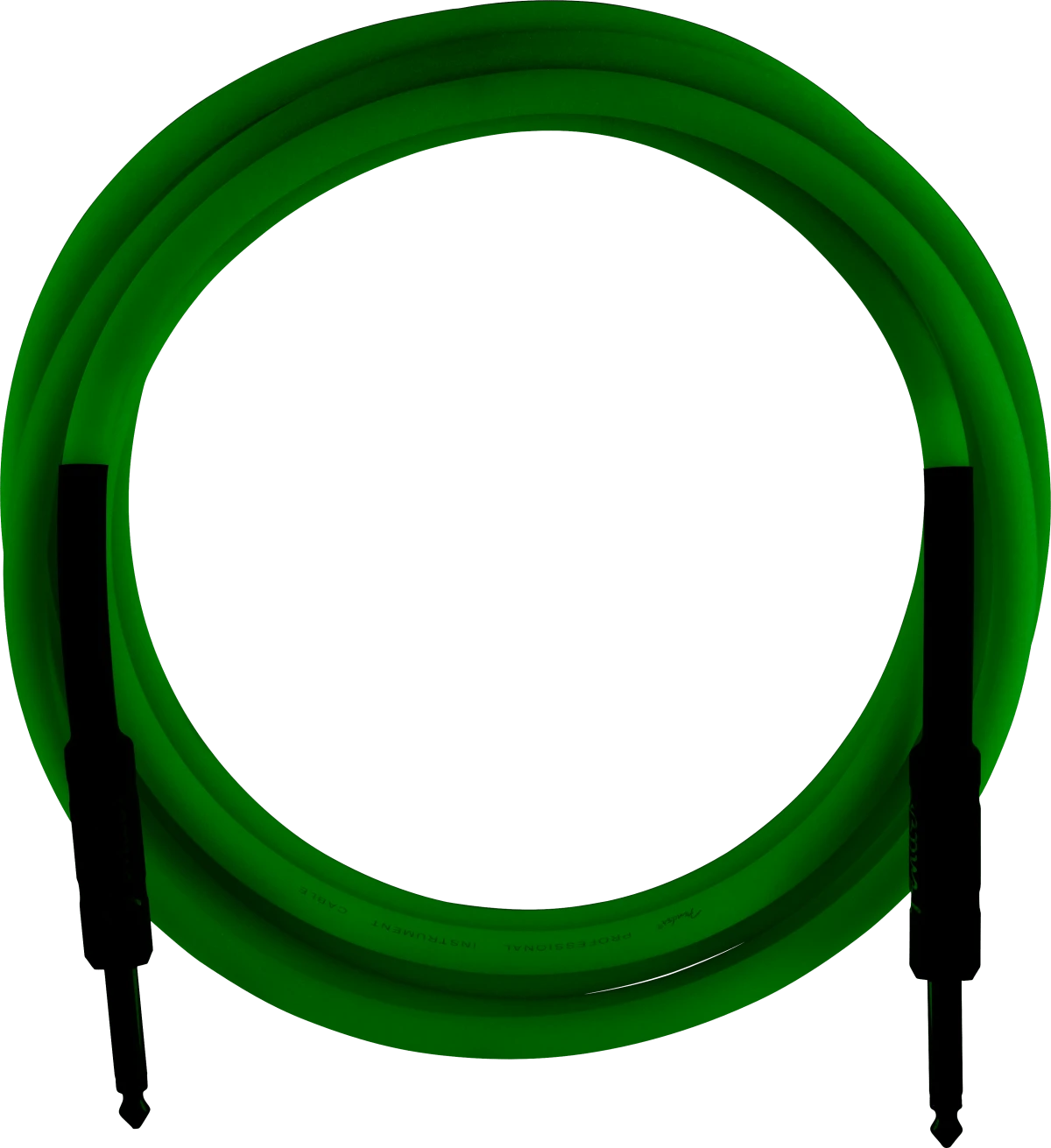Fender Professional Glow In The Dark Cable, Green, 18.6' 3 Fender Professional Glow In The Dark Cable, Green, 18.6' - Image 3