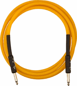 Fender Professional Glow In The Dark Cable, Orange, 10' -Faders Music Store fender professional glow in the dark cable orange 10 fmic 349242