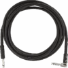 Fender Professional Series Instrument Cable, Straight/Angle, Black -Faders Music Store fender professional series instrument cable straightangle black fmic 976323