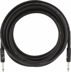 Fender Professional Series Instrument Cable, Straight/Straight, 18.6', Black