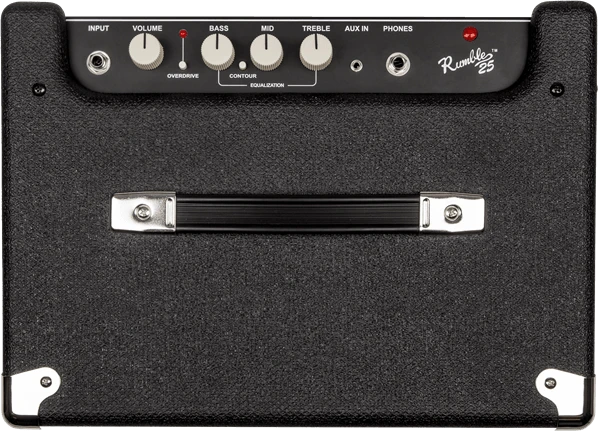 Fender Rumble™ 25 (V3), 120V, Black/Silver 5 Fender Rumble™ 25 (V3), 120V, Black/Silver - Image 5