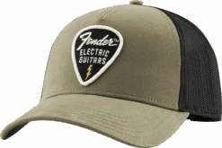 Fender™ Snap Back Pick Patch Hat, Olive
