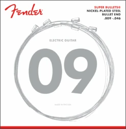 Fender Super Bullet® Strings, Nickel Plated Steel, Bullet End, 3250 -Faders Music Store fender super bullet strings nickel plated steel bullet end 3250 fmic 627757