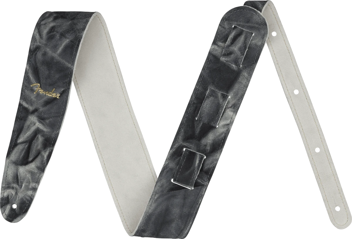 Fender Tie Dye Leather Strap 2" 1 Fender Tie Dye Leather Strap 2"