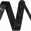 Fender Vegan Leather Strap, Black, 2.5", Microfiber