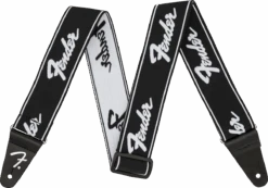 FENDER® WEIGHLESS™ RUNNING LOGO STRAP -Faders Music Store fender weighless running logo strap fmic 291089