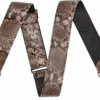 Fender Wild Faux Snakeskin Leather Strap, 2" -Faders Music Store fender wild faux snakeskin leather strap 2 fmic 441666