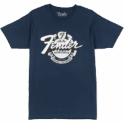 Fender® World Wide Tee, Vintage Navy, XL