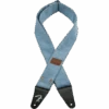 Fender® X Wrangler® Riveted Denim Strap, Light Indigo -Faders Music Store fender x wrangler riveted denim strap light indigo fmic 466073