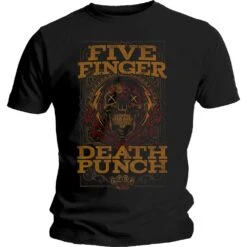 FIVE FINGER DEATH PUNCH UNISEX T-SHIRT: WANTED