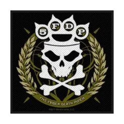 Five Finger Death Punch Woven Patch Knuckles Crown (Standard)