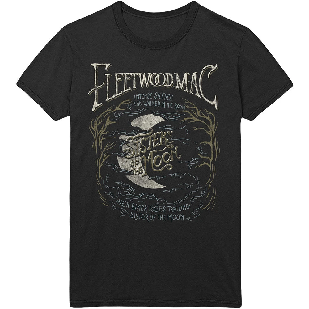 FLEETWOOD MAC UNISEX T-SHIRT: SISTERS OF THE MOON 1 FLEETWOOD MAC UNISEX T-SHIRT: SISTERS OF THE MOON