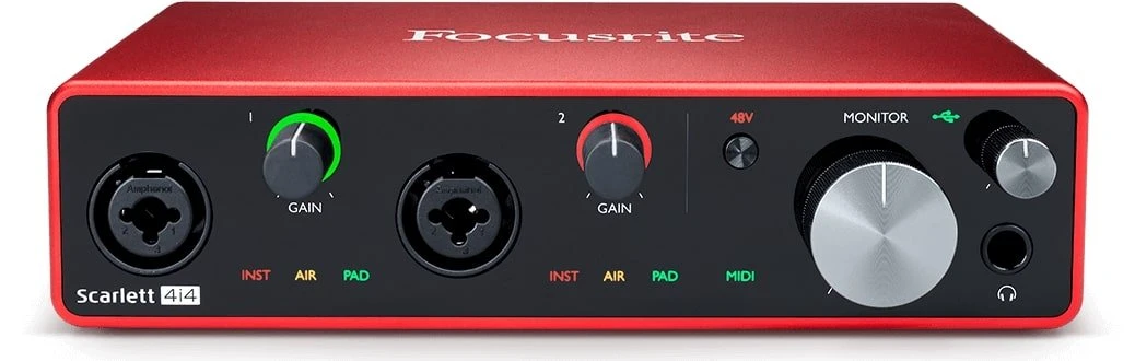 Focusrite Scarlett 4i4 3rd Gen 1 Focusrite Scarlett 4i4 3rd Gen