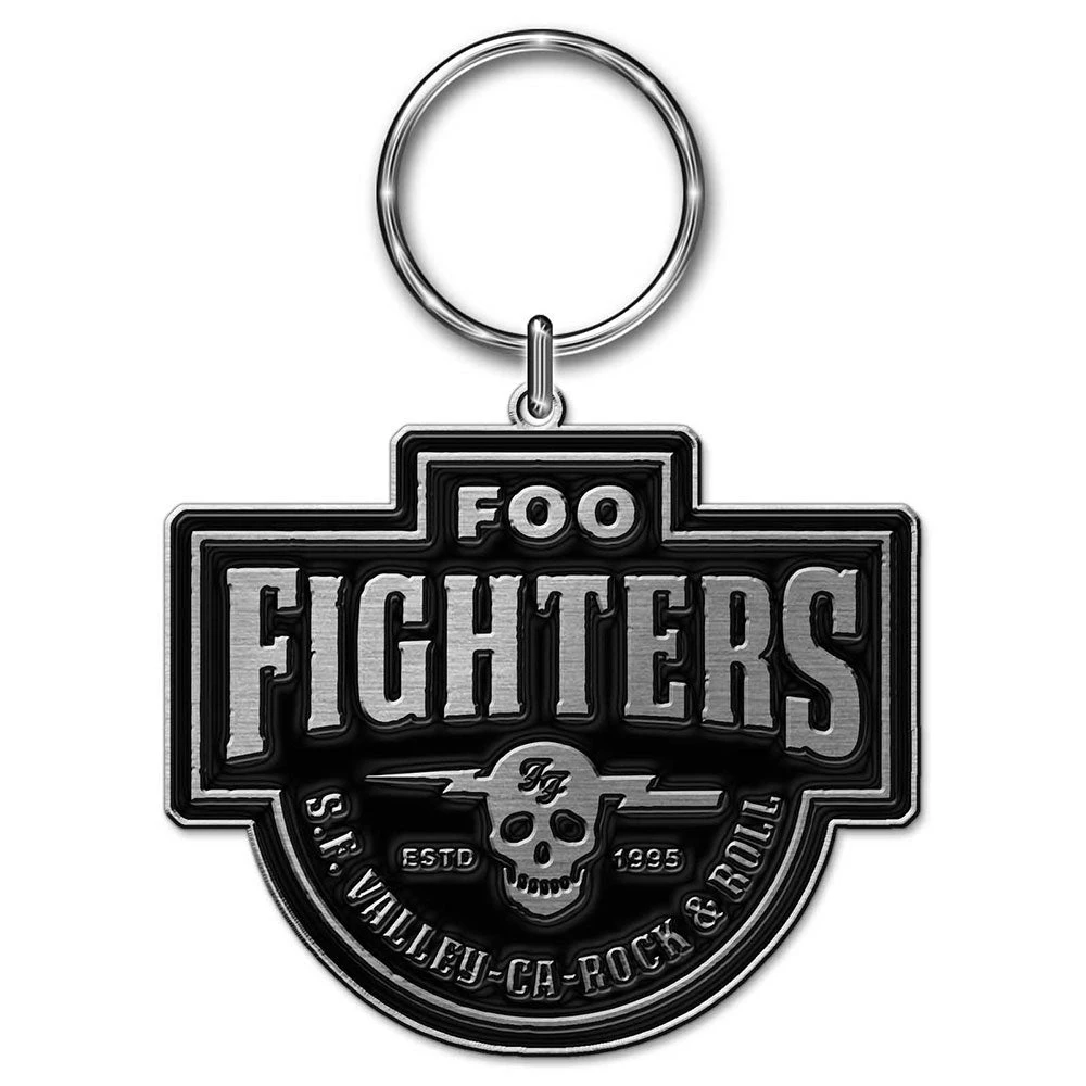FOO FIGHTERS KEYCHAIN: ESTABLISHED 1995 (DIE-CAST RELIEF) 1 FOO FIGHTERS KEYCHAIN: ESTABLISHED 1995 (DIE-CAST RELIEF)