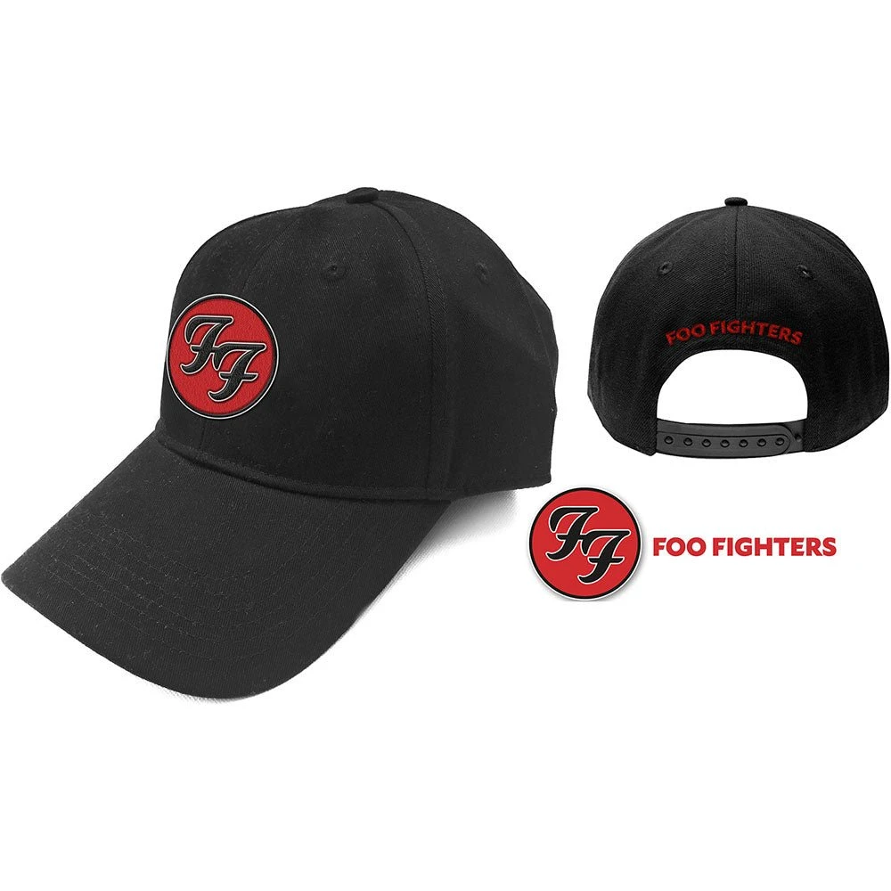 FOO FIGHTERS UNISEX BASEBALL CAP: FF LOGO 1 FOO FIGHTERS UNISEX BASEBALL CAP: FF LOGO
