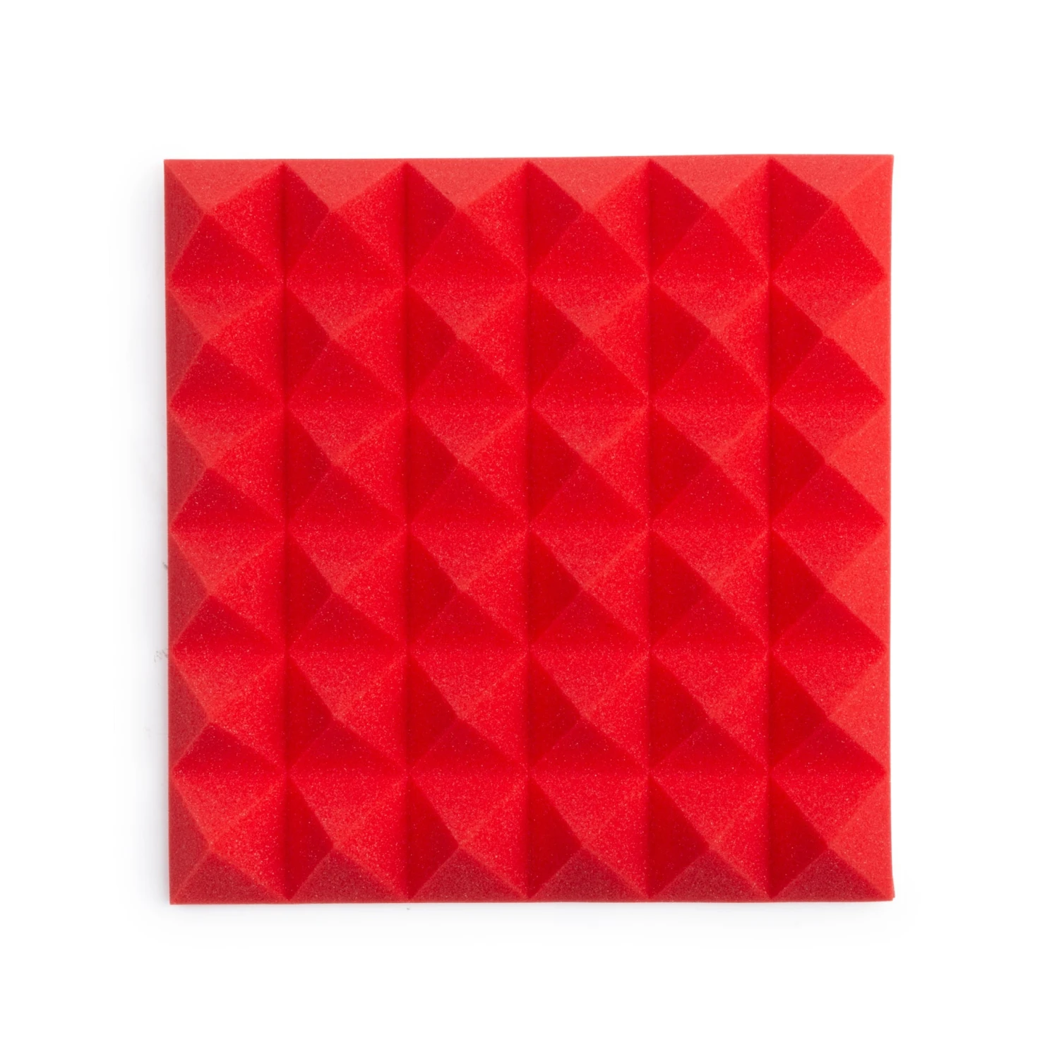 Gator Frameworks 8 Pack Of Red 12" X 12" Acoustic Pyramid Panel 5 Gator Frameworks 8 Pack Of Red 12" X 12" Acoustic Pyramid Panel - Image 5