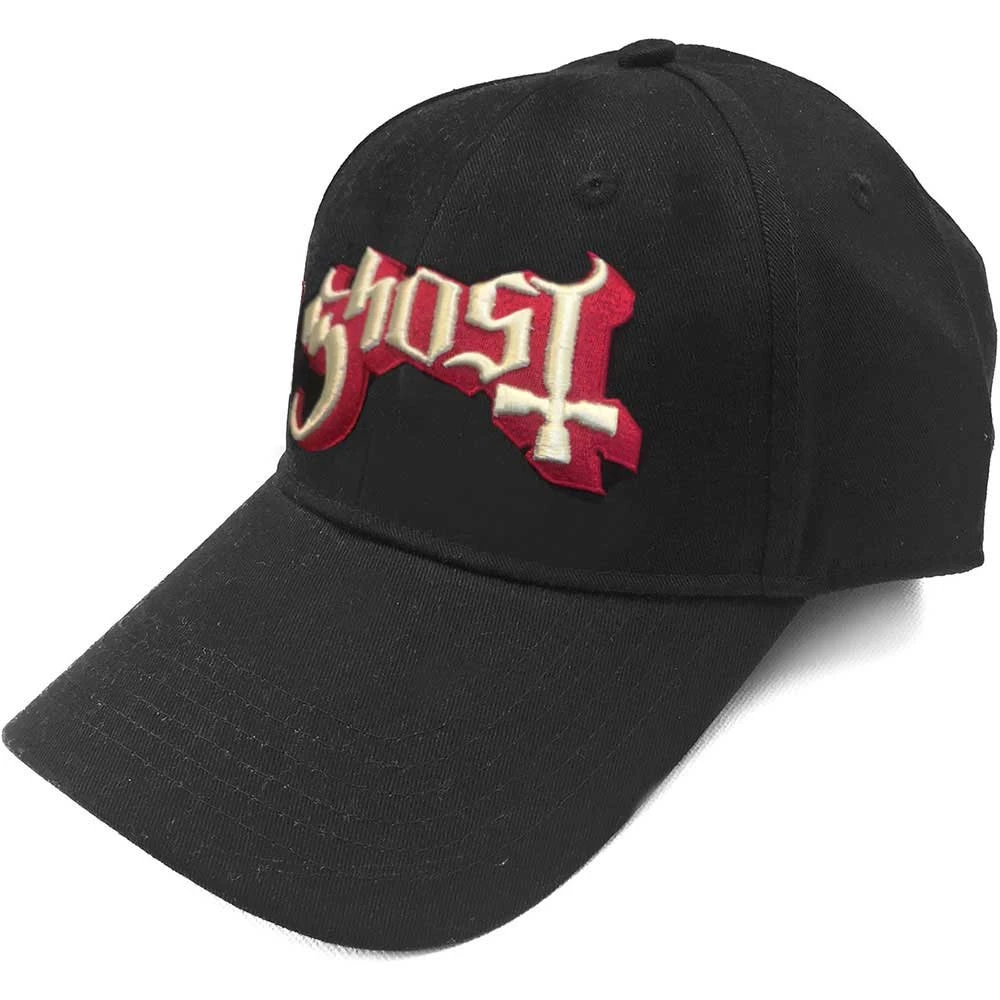 GHOST UNISEX BASEBALL CAP: LOGO 1 GHOST UNISEX BASEBALL CAP: LOGO