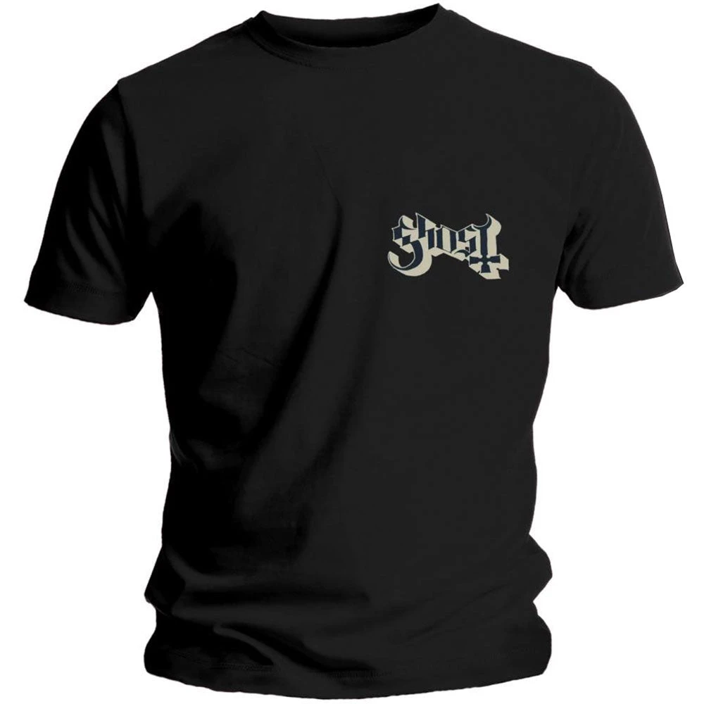 GHOST UNISEX T-SHIRT: POCKET LOGO 1 GHOST UNISEX T-SHIRT: POCKET LOGO