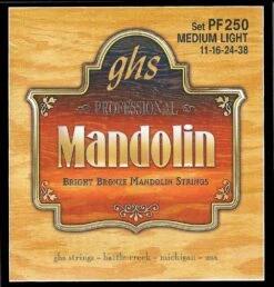 GHS Bright Bronze Mandolin Strings, Medium Light 11-38