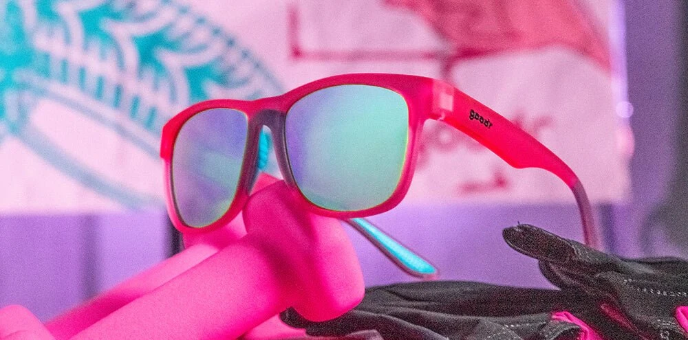 Goodr Sunglasses Do You Even Pistol, Flamingo? 2 Goodr Sunglasses Do You Even Pistol, Flamingo? - Image 2