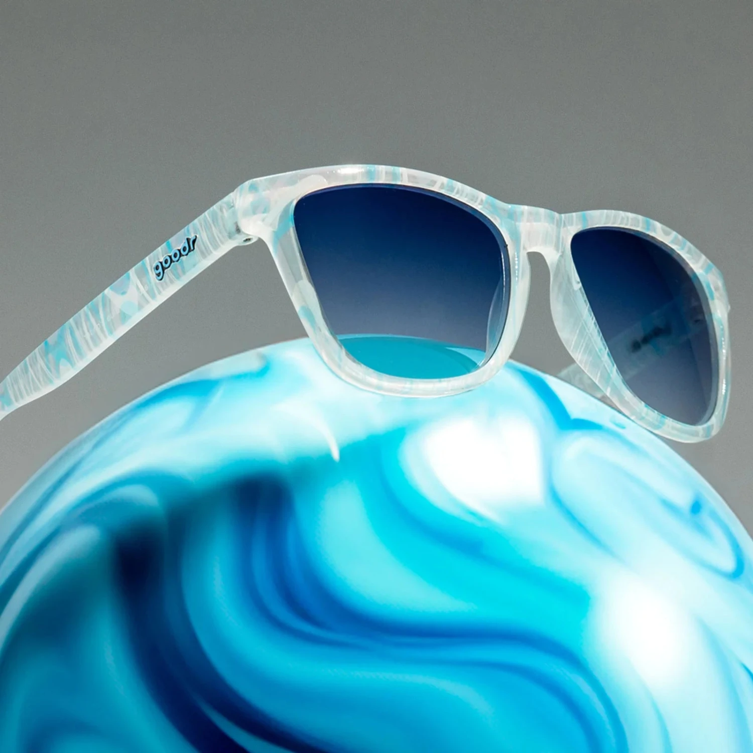 Goodr Sunglasses Marbleous Blue Yonder 2 Goodr Sunglasses Marbleous Blue Yonder - Image 2