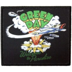 Green Day Printed Patch Welcome To Paradise (Standard)