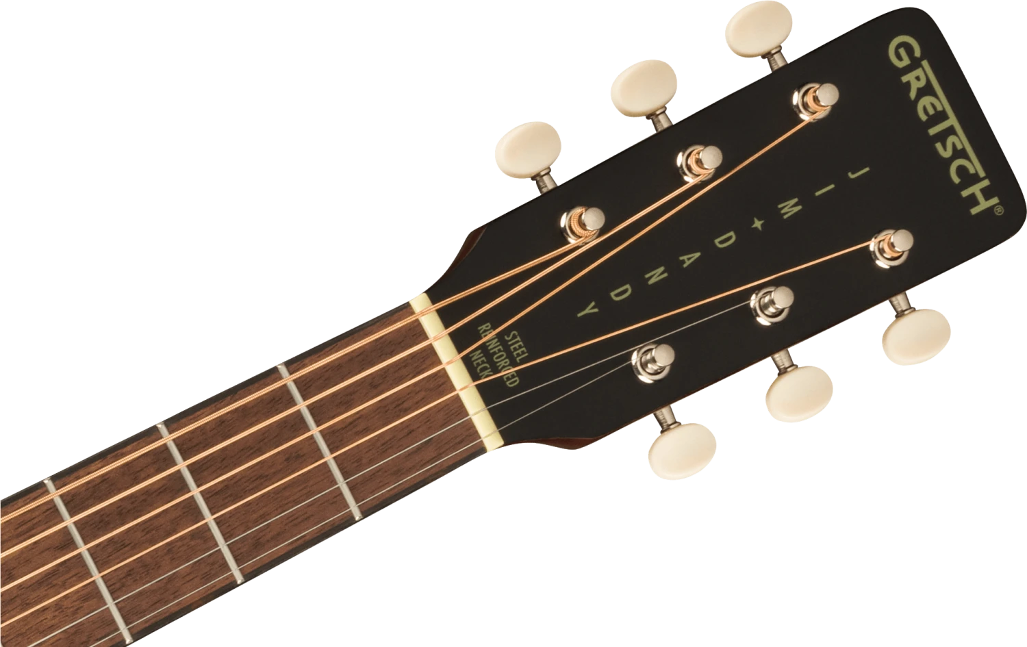 Gretsch Deltoluxe Dreadnought, Walnut Fingerboard, Tortoiseshell Pickguard, Black Top 4 Gretsch Deltoluxe Dreadnought, Walnut Fingerboard, Tortoiseshell Pickguard, Black Top - Image 4