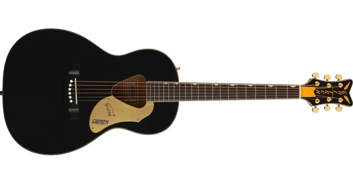 Gretsch G5021E Rancher™ Penguin™ Parlor Acoustic/Electric, Black 1 Gretsch G5021E Rancher™ Penguin™ Parlor Acoustic/Electric, Black
