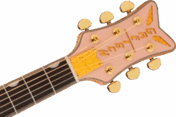 Gretsch G5021E Rancher™ Penguin™ Parlor Acoustic/Electric, Shell Pink -Faders Music Store gretsch g5021e rancher penguin parlor acousticelectric shell pink fmic 190501