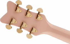 Gretsch G5021E Rancher™ Penguin™ Parlor Acoustic/Electric, Shell Pink -Faders Music Store gretsch g5021e rancher penguin parlor acousticelectric shell pink fmic 922171