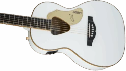 Gretsch G5021WPE Rancher™ Penguin™ Parlor Acoustic/Electric, Fishman® Pickup System, White -Faders Music Store gretsch g5021wpe rancher penguin parlor acousticelectric fishman pickup system white fmic 976913