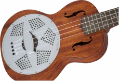 Gretsch G9112 Resonator-Ukulele With Gig Bag, Ovangkol Fingerboard, Biscuit Cone, Honey Mahogany Stain 5 Gretsch G9112 Resonator-Ukulele With Gig Bag, Ovangkol Fingerboard, Biscuit Cone, Honey Mahogany Stain -Faders Music Store gretsch g9112 resonator ukulele with gig bag ovangkol fingerboard biscuit cone honey mahogany stain fmic 354199