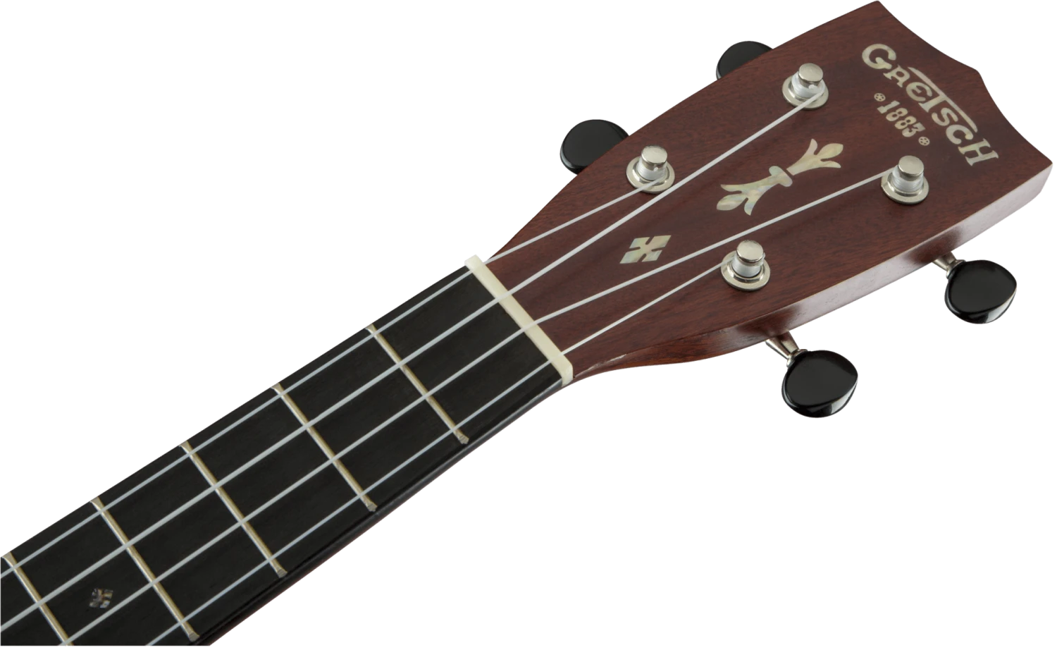 Gretsch G9112 Resonator-Ukulele With Gig Bag, Ovangkol Fingerboard, Biscuit Cone, Honey Mahogany Stain 4 Gretsch G9112 Resonator-Ukulele With Gig Bag, Ovangkol Fingerboard, Biscuit Cone, Honey Mahogany Stain - Image 4