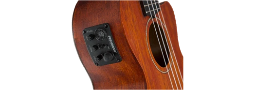 Gretsch G9121 A.C.E. Tenor Ukulele With Gig Bag, Ovangkol Fingerboard, Acoustic-Cutaway-Electric, Fishman® Kula Pickup, Honey Mahogany Stain 6 Gretsch G9121 A.C.E. Tenor Ukulele With Gig Bag, Ovangkol Fingerboard, Acoustic-Cutaway-Electric, Fishman® Kula Pickup, Honey Mahogany Stain - Image 6