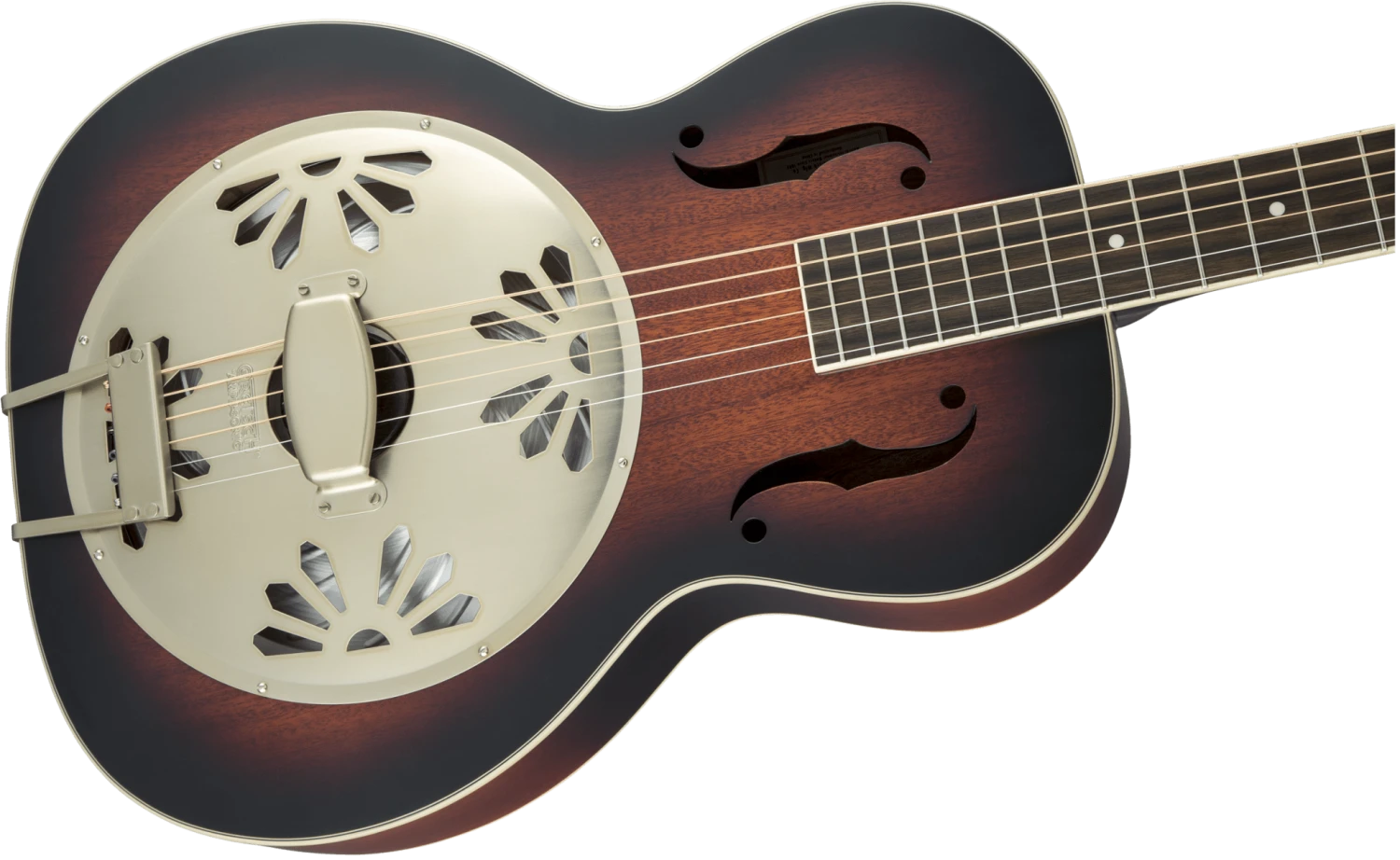 Gretsch G9240 Alligator Round-Neck, Mahogany Body Biscuit Cone Resonator Guitar, 2-Color Sunburst 2 Gretsch G9240 Alligator Round-Neck, Mahogany Body Biscuit Cone Resonator Guitar, 2-Color Sunburst - Image 2