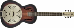 Gretsch G9240 Alligator Round-Neck, Mahogany Body Biscuit Cone Resonator Guitar, 2-Color Sunburst