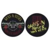 GUNS N' ROSES TURNTABLE SLIPMAT SET: LOS F'N ANGELES / WAS HERE (RETAIL PACK) -Faders Music Store guns n roses turntable slipmat set los fn angeles was here retail pack rock off trade 789060