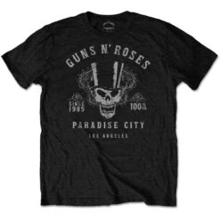 GUNS N' ROSES UNISEX T-SHIRT: 100% VOLUME