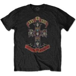 GUNS N' ROSES UNISEX TEE: APPETITE FOR DESTRUCTION