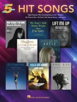Hit Songs For Five-Finger Piano Five Finger Piano Songbook Softcover