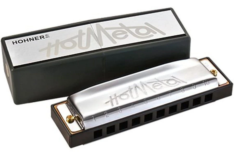Hohner Hot Metal Diatonic Blistered Harmonica 2 Hohner Hot Metal Diatonic Blistered Harmonica - Image 2