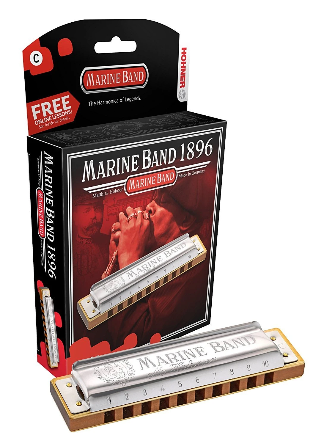 Hohner Marine Band 1896 Harmonica 1 Hohner Marine Band 1896 Harmonica