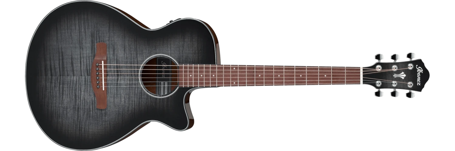 Ibanez AEG70TCH Acoustic-Electric Guitar - Transparent Charcoal Burst 1 Ibanez AEG70TCH Acoustic-Electric Guitar - Transparent Charcoal Burst