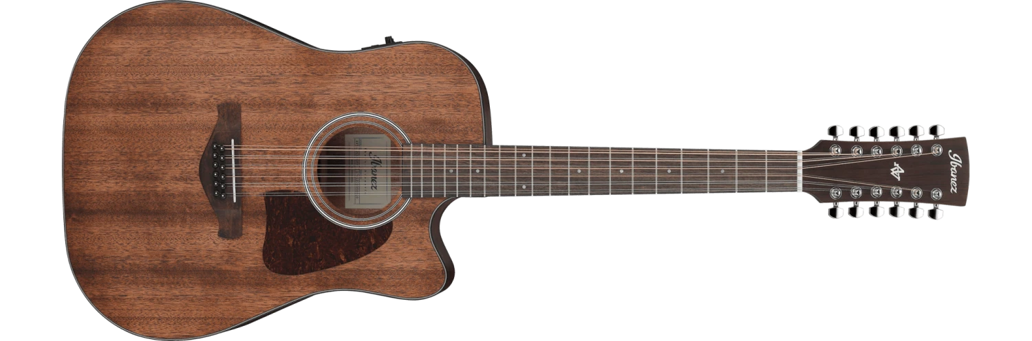 Ibanez AW5412CE Artwood Acoustic-Electric 12 String, Open Pore 1 Ibanez AW5412CE Artwood Acoustic-Electric 12 String, Open Pore