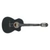 Ibanez Classical Acoustic Electric Guitar GA5MHT, Weathered Black Open Pore -Faders Music Store ibanez classical acoustic electric guitar ga5mht weathered black open pore hoshino 905293