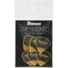Ibanez Grip Wizard Sand Grip Guitar Picks, Yellow (6PCS) -Faders Music Store ibanez grip wizard sand grip guitar picks yellow 6pcs hoshino 361527