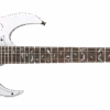 Ibanez JEMJRWH Steve Vai Signature Series Electric Guitar With Quantum Pickups, White -Faders Music Store ibanez jemjrwh steve vai signature series electric guitar with quantum pickups white hoshino 737186