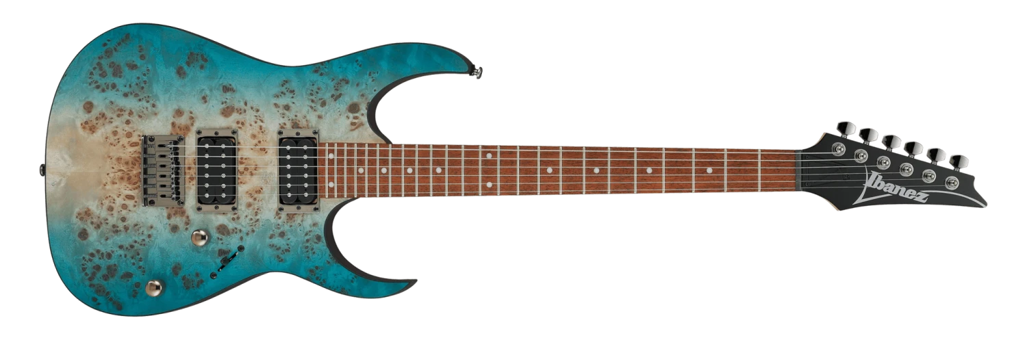 Ibanez RG Standard RG421PB Electric Guitar - Caribbean Shoreline Flat 1 Ibanez RG Standard RG421PB Electric Guitar - Caribbean Shoreline Flat